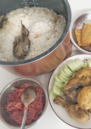 Foto resep Nasi Liwet Rice Cooker Simple