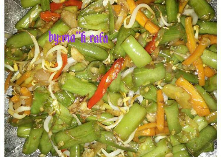 Oseng buncis campur"