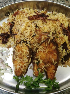 மீன் பிரியாணி(fish biriyani) செய்முறை முக்கிய புகைப்படம்