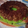 Bolu pandan coklat