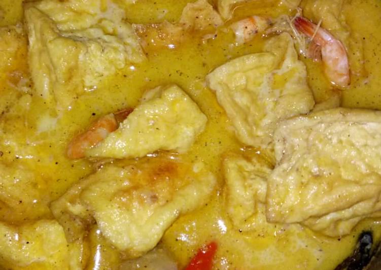 Opor Tahu Udang Simpel
