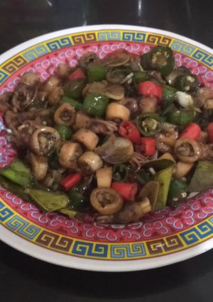 Foto resep Cumi asin cabe ijo