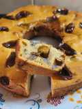 Budín con tropezones de dulce de batata