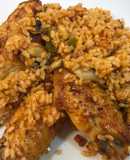 Arroz con pollo y verduras con chorizo en Airfryer Cosori