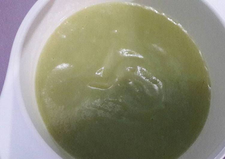 Cara Membuat Bubur kentang ayam kampung siam-MPASI 7m+ yang Lezat