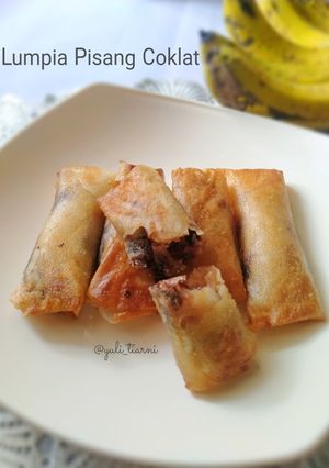 Foto resep Lumpia Pisang Coklat