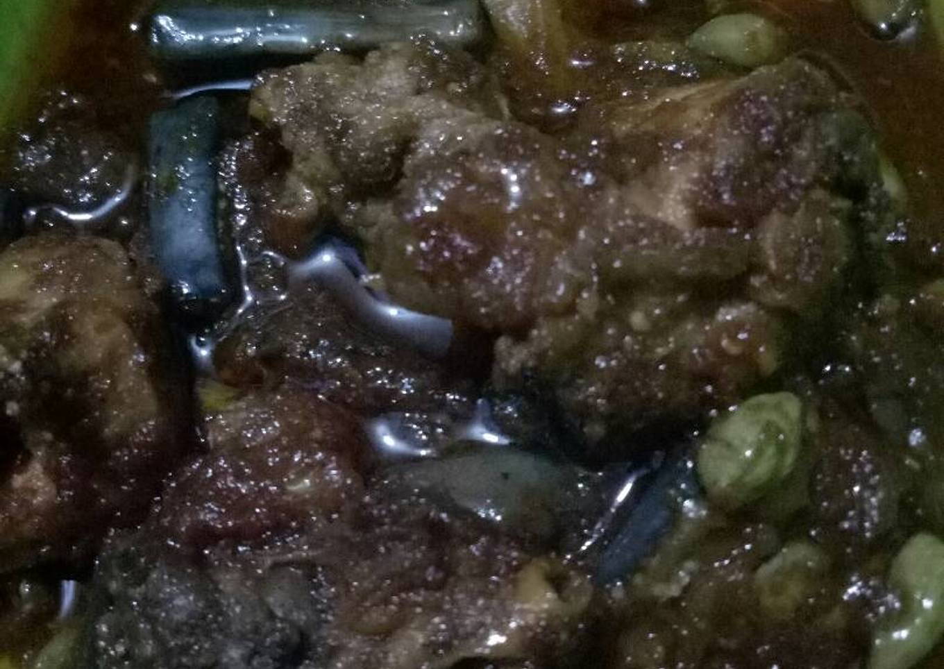 Ayam balado pete