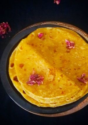 A picture of Puran Poli.