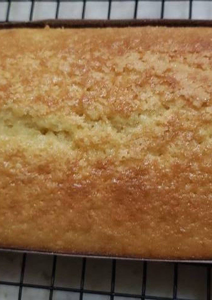 Una foto de Budín de vainilla húmedo y bien esponjoso