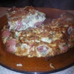 Una foto de Tortilla de panchos mozzarella y aceitunas