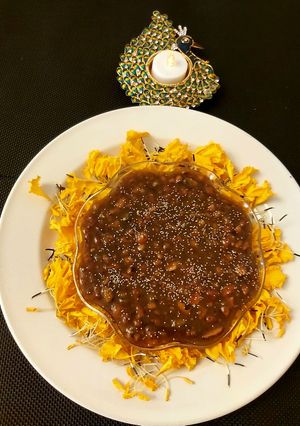 A picture of Almond Halwa Badam Halwa.