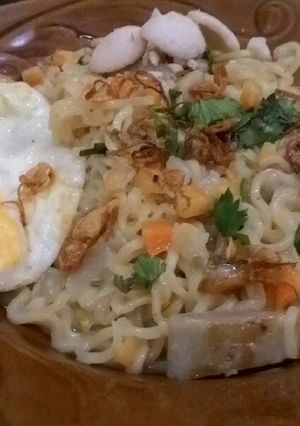 Foto resep Mie goreng susu creamy