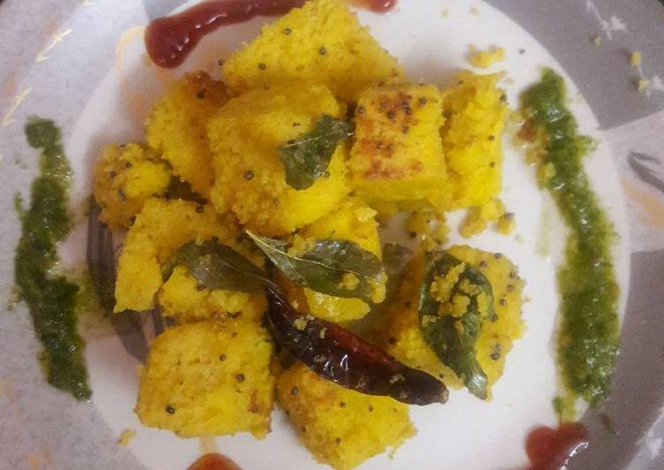 Instant khaman dhokla