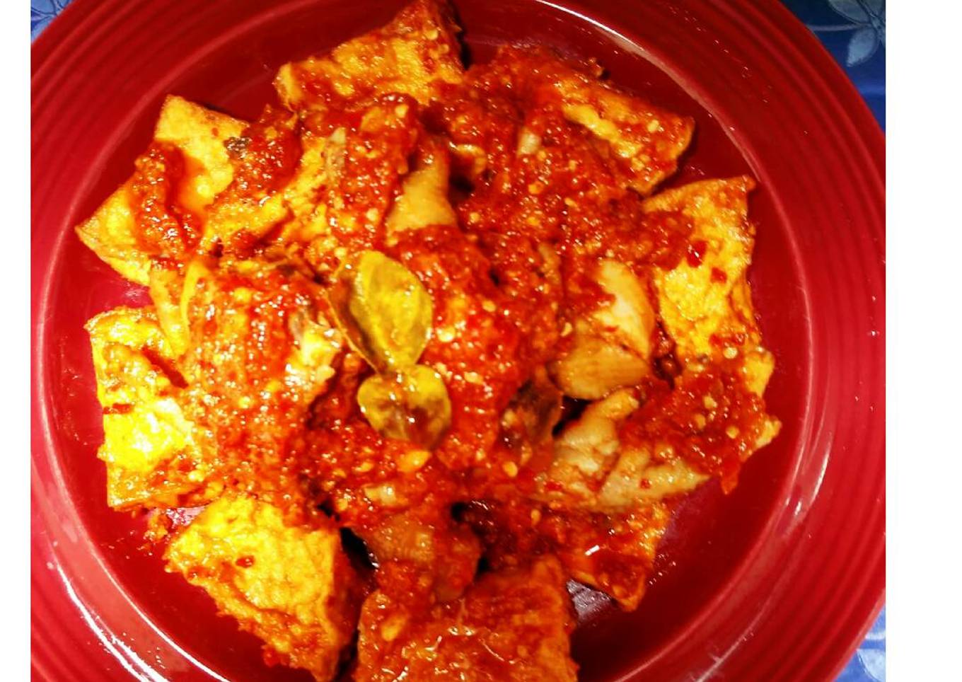 Balado Ayam Tahu