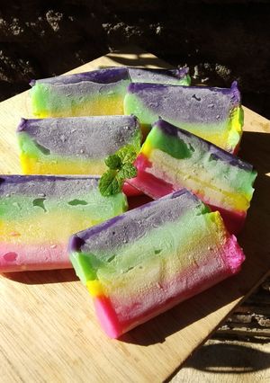 Foto resep Es gabus pelangi
