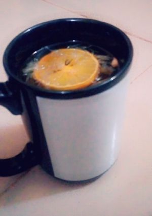 A picture of Black spicy lemon tea.