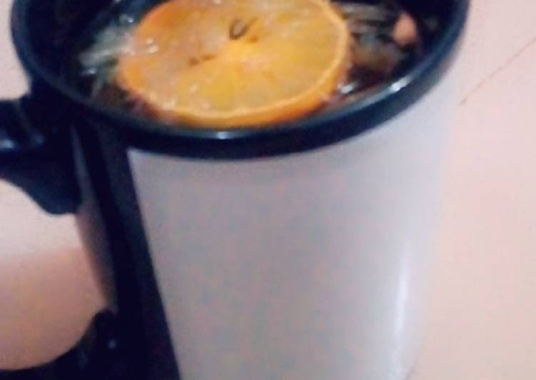 Black spicy lemon tea