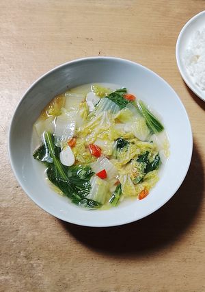 Foto resep Tumis sawi putih