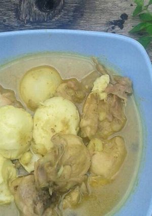 Foto resep Opor ayam + telur