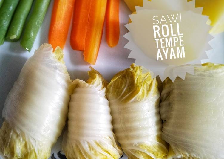 Sawi roll tempe ayam