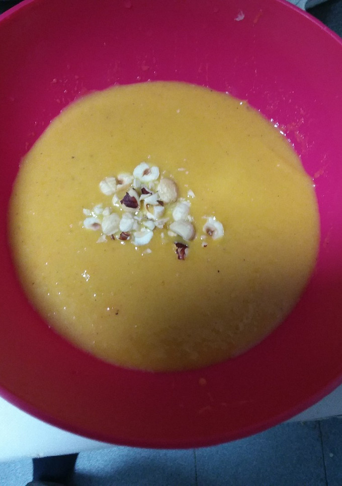 Una foto de 🥄Crema de calabaza🎃