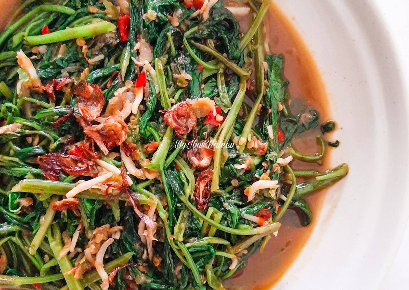 Sambel udang rebus