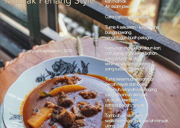 Kari Daging Mamak Penang Style