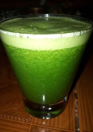 Una foto de Batido para desinflar el abdomen