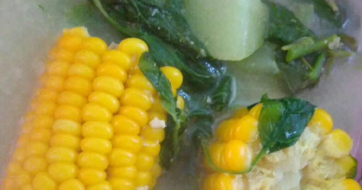 Resep Bobor Bayam Jagung Manis Oleh Dapoer Kinanti Cookpad