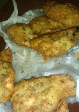 Una foto de Alita de pollo rebosadas!