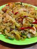 385. Pare Bakso Teri Nasi