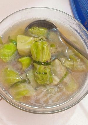 Hình của món Canh bắp cải cuộn thịt.