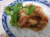 กุ้งกะเทียมพริกไทย