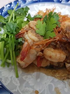 รูปของ กุ้งกะเทียมพริกไทย