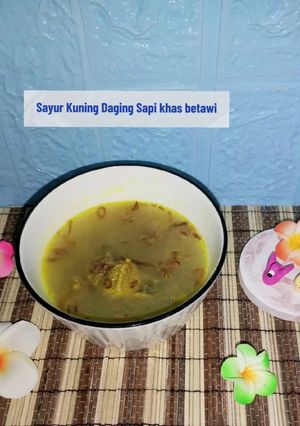 Foto resep Sayur Kuning Daging Sapi Khas Betawi