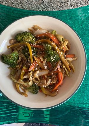 Una foto de Rosalia’s teriyaki vegetables