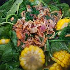 A picture of Sup Bayam Jagung.
