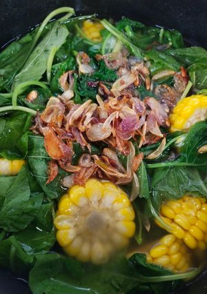 Foto resep Sup Bayam Jagung