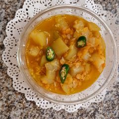 A picture of Lauki Masoor Dal.
