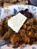 Romano green beans in a pressure cooker