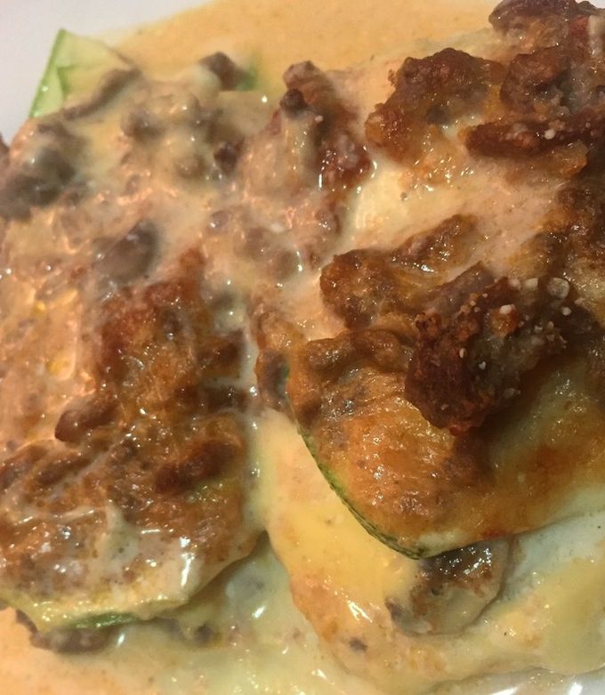 Una foto de Lasaña de zapallo italiano