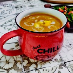 A picture of Pumpkin Soup.