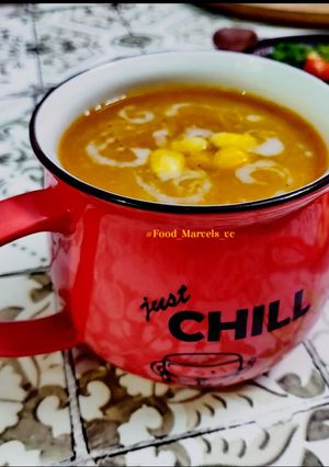 A picture of Pumpkin Soup.