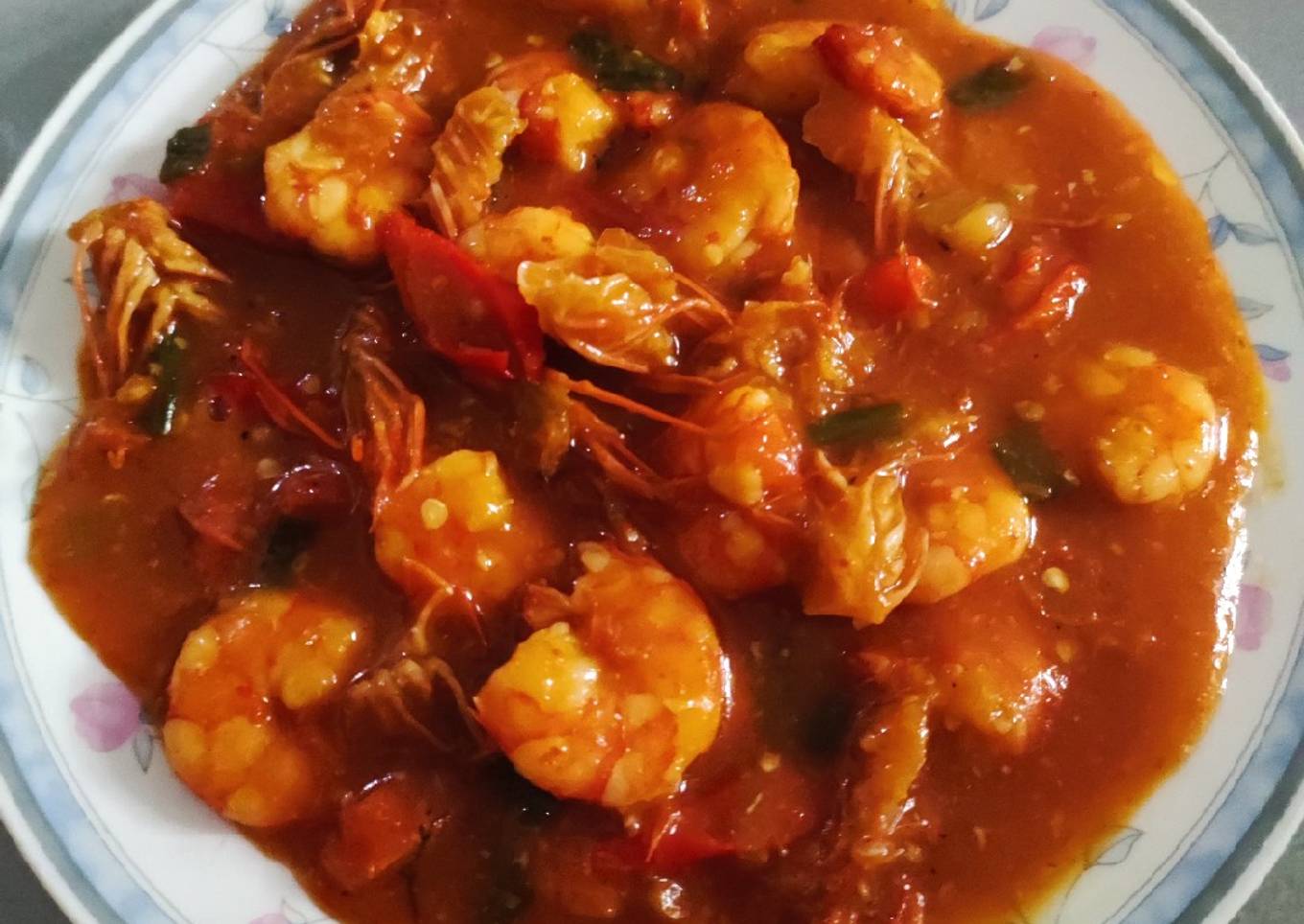 Udang saos Padang
