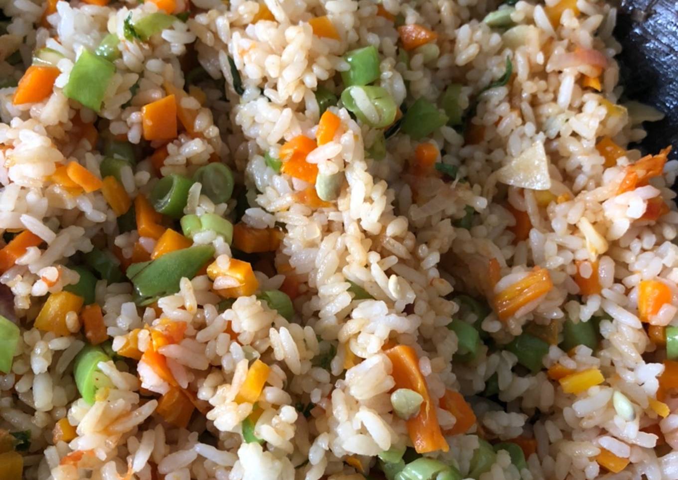 Cara Gampang Membuat Nasi goreng mix vegetables, Bisa Manjain Lidah