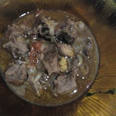 A picture of Beef stew.