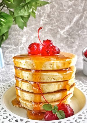 Foto resep Pancake Empuk Tanpa BP, hanya 1 telur