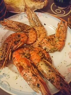 Una foto de Gambas a la plancha