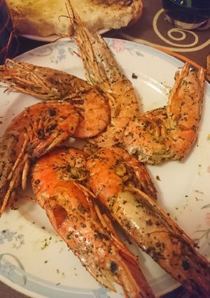 Una foto de Gambas a la plancha