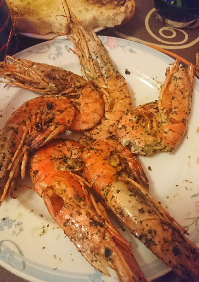 Una foto de Gambas a la plancha